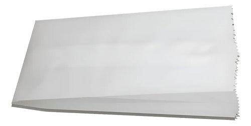Bolsa De Papel Antigraso 4 Libras 30x13cm - 100 Unidades Blanco 30x13cm