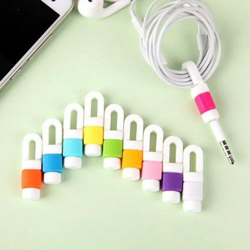 12 Unidades Protector Para Cable De Audifono A Elección