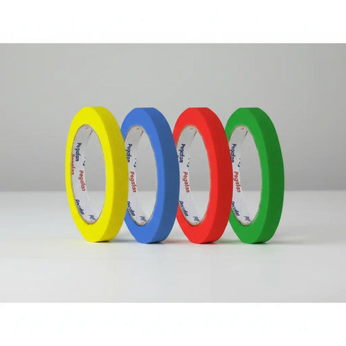 Cinta Enmascarar 12mm - 20 Metros X 4 Colores Surtido