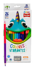 Colores Scribe Doble Punta X 26