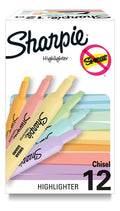 Resaltador Sharpie Pastel X 12 Pcs (6 Colores)