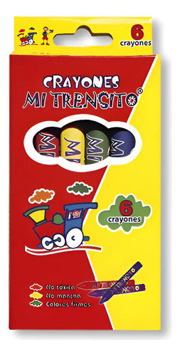 Crayola Crayones Mi Trensito * 6 Colores X 30 Cajas Surtido X 6