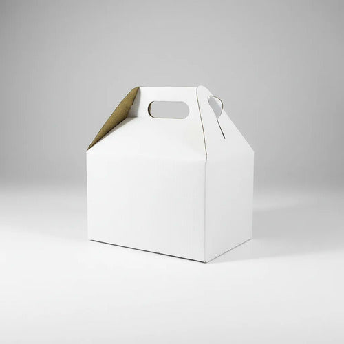 Cajas Cartón Kraft Lonchera Armable 21 X 11 X 25 Cm * 12 Und