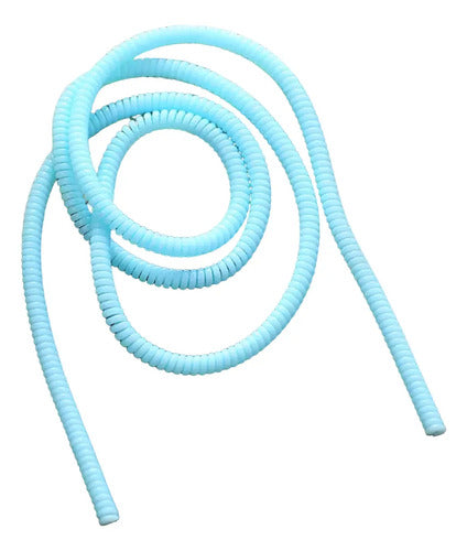 12 Unidades Protector De Cable En Resorte Azul  Azul Marino