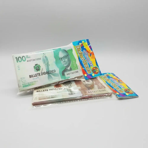 Billete Didáctico Surtido X 100 Unidades