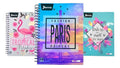 Cuaderno Grande Argollado Rayado 80 Hjs X 6 Unidades
