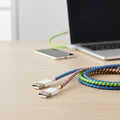 3 Unidades Protector De Cable En Resorte