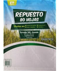 Repuesto Para Folder 80 Hojas Carta Cuadriculado 12 Unidades