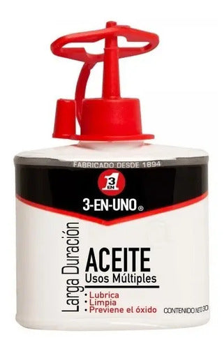 Aceite 3 En 1 - 30 Gr Larga Duración Multiusos X 3 Unidades