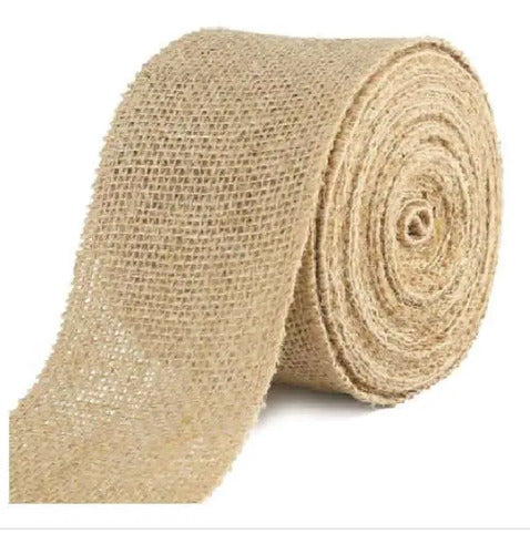 Cinta Yute Natural 5cm X 10 Metros Beige Yute