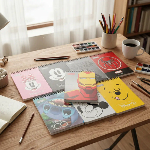Libreta Cuadriculada Pasta Dura 80hjs Primavera X 6 Unidades