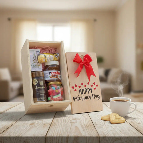 Regalo San Valentín Caja Madera
