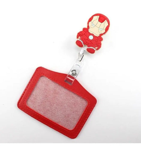 12 Unidades Porta Carnet Yoyo Muñecos Super Heroes