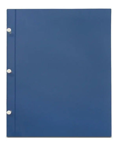 Pasta Catalogo 3 Tornillos Carta Negro/azul Negro Azul
