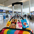 Identificador Tag Maletas Muñecos Disney X 12 Unidades