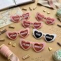 Gafas  Personalizadas Novia Y Damas De Honor X 6 Unidades Blanco/rosado Despedida De Soltera