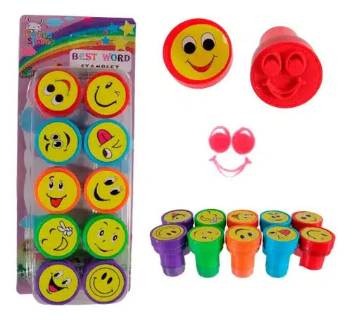 Sellos Infantiles Estampados Didácticos X 15 Unidades