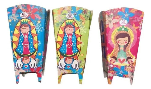 Farol Navideño De Piso En Kraft X 10 Unidades