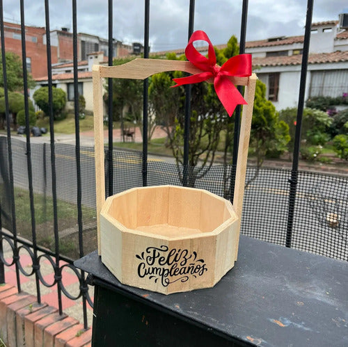 Cajas En  Madera Para Regalo De Feliz Cumpleaños