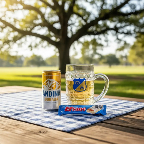 Ancheta Regalo Vaso Cervecero Millonarios