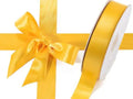 Cinta Tela Raso Amarillo Satín Moños 50 Mts X 2.5 Cm Amarillo 2.5 Cm