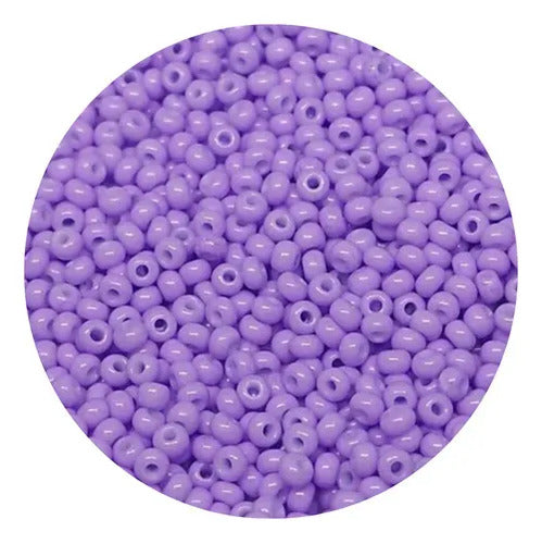 Chaquiras Pepas Bisutería Color Lila 8.8mm - 1.000und