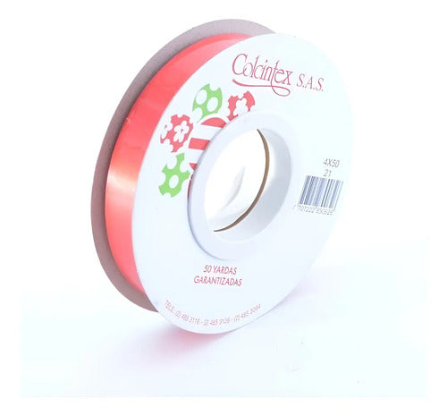 Cinta Decorativa Papel Para Moños 45 Mts X 1 Cm