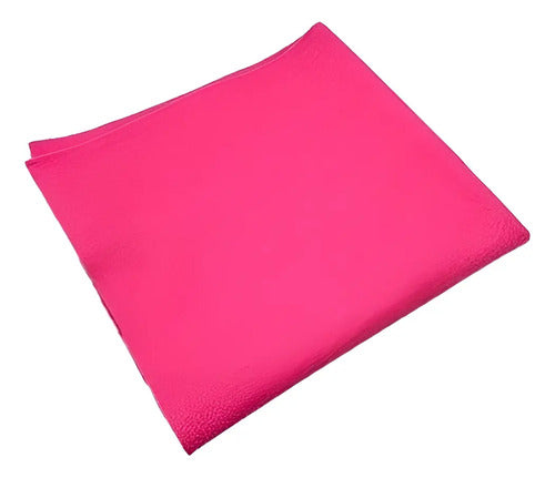 Paño Lency Fieltro Manualidades Importado 100x92 Cm Fucsia Fucsia