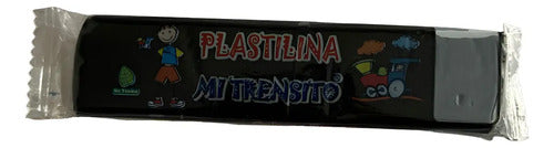 Plastilina Mi Trensito 55 Gr Color Negro X 6 Unidades Negro