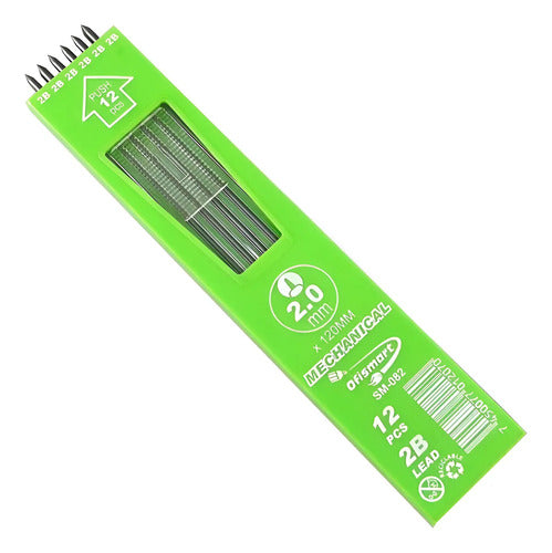 Minas 2.0mm 2b - Caja X 12 Minas Marca: Baile Negro