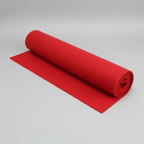 Tela De Fieltro Rojo 100 X 70 Cm Rojo