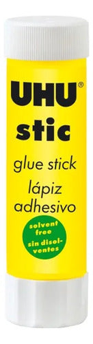 Pegante En Barra Uhu Stic 21gr X 6 Unidades Transparente