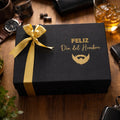 Caja De Regalo De Lujo Negra Día Del Hombre 30x20x10cm Negro