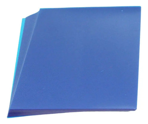 Tapa Caratula Encuadernación Policover Azul Carta X50pcs Azul
