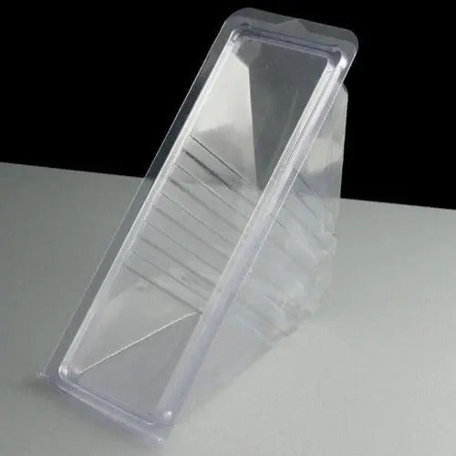 12 Pcs Contenedor Plástico Porta Sandwich Darnel Transparente