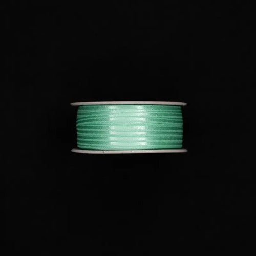 Cinta Verde Menta Raso Tela Satín Moños 100 Mts X 3mm Verde Menta