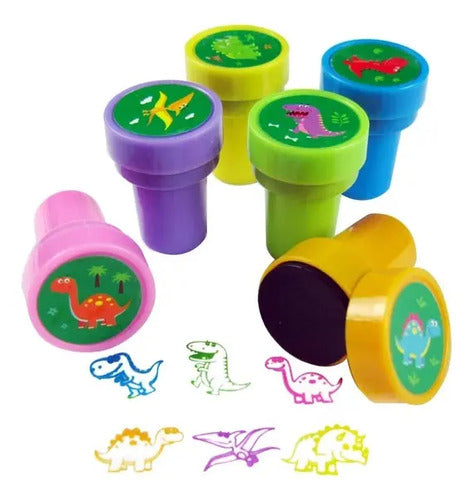 Sellos Infantiles Estampados Didácticos X 12 Unidades