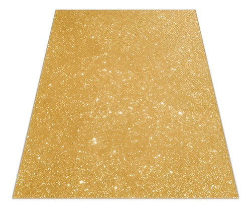 Fomi Foamy Escarchado Dorado 4 Cartas X 10 Unidades Dorado