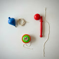 Juguetes Kit Coca, Yoyo Y Trompo X 3 Unidades Surtido