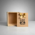 Caja Mini Corrediza Madera Regalo Día Del Padre 18x15x8.5cm Madera Día Del Padre