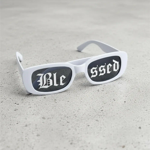 Gafas Personalizadas Ferxxo O Blessed X 10 Unidades Blanco Blessed