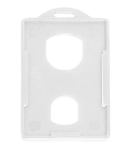 Escarapela Rígida 8.5x5.5cm Vertical X 100 Unidades