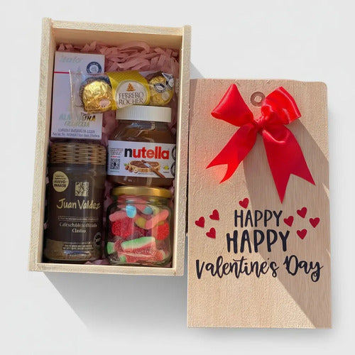Regalo San Valentín Caja Madera