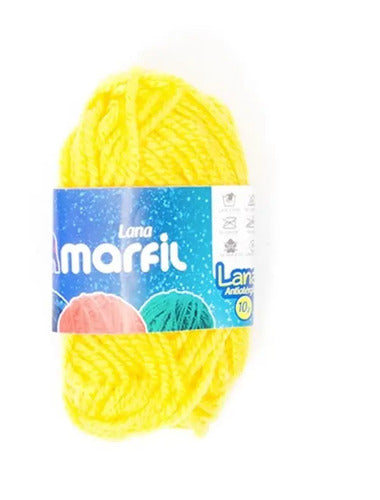 Lana Escolar Acrílica Amarilla 16 Gr - 2 Unidades Amarillo