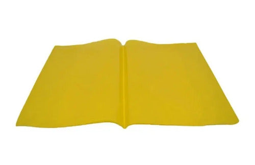 Protector Forro Para Cuaderno Amarillo X 50 Unidades Amarillo