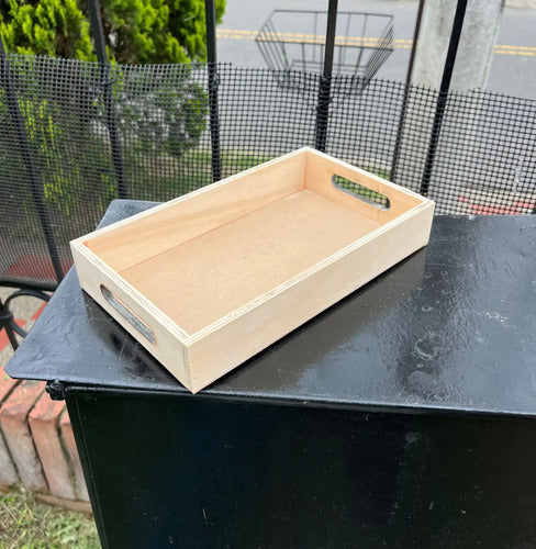 Bandeja Madera Pino Para Regalo 25x15x4 Cm - 12 Unidades Madera