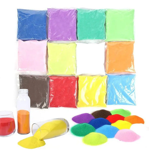 Arena Artificial Manualidades X 500gr - 6 Colores Surtido