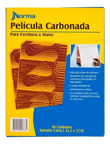 Película Carbonada Oficio Norma X 50 Hojas