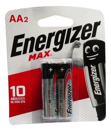 Pilas Energizer Max Alcalina Aa De 2 Unidades