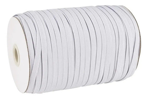 Elástico Resorte Caucho Blanco 3mm X 100 Metros Blanco